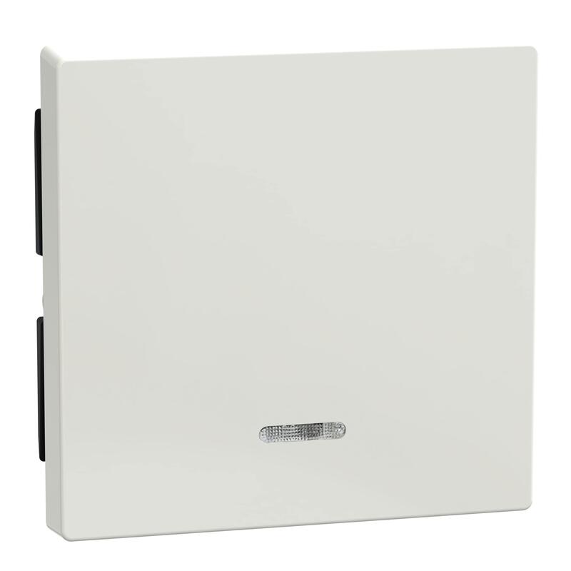 Merten 436019 Tecla Basculante Con Kontrollfenster. Blanco Polar Glä Nzend. S