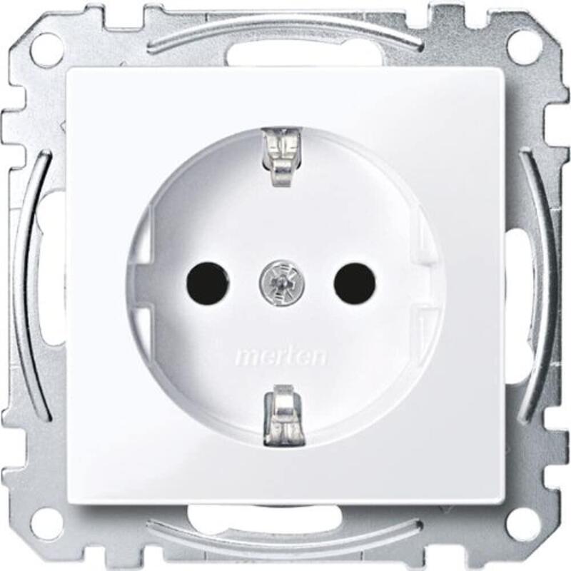 Merten Meg2300-0325 Schuko-Toma De Corriente. Blanco Activo Brillante System