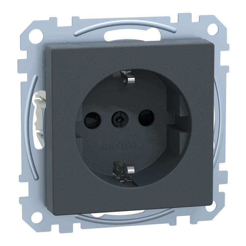 Merten Meg2300-0414 Schuko-Steckdose Anthrazit. System M