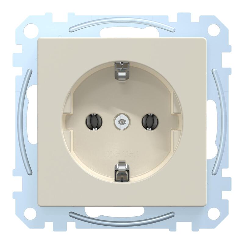 Merten Meg2300-0419 Schuko-Toma De Corriente. Blanco Polar. System M