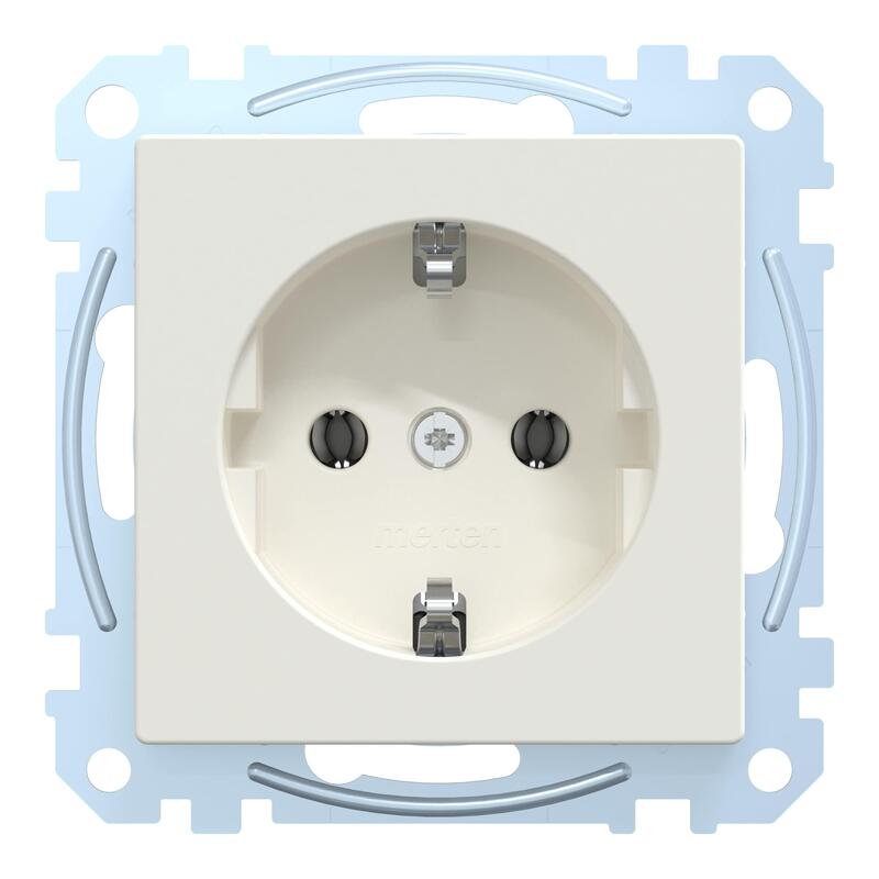 Merten Meg2301-0419 Schuko-Toma De Corriente. Blanco Polar. System M