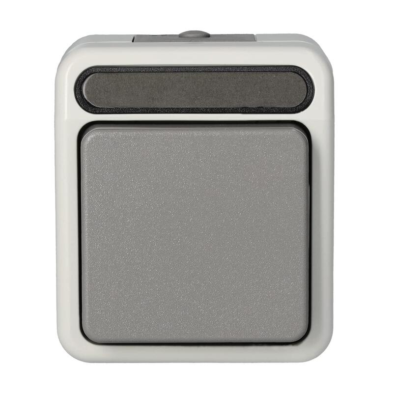 Merten Meg3150-8029 Pulsador. Schliesser 1-Polos. Gris Claro. Aquastar