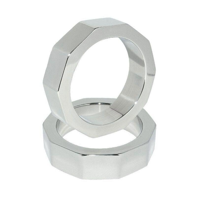 Metal Hard - Anillo Pene Y Testículos Nut 50 Mm