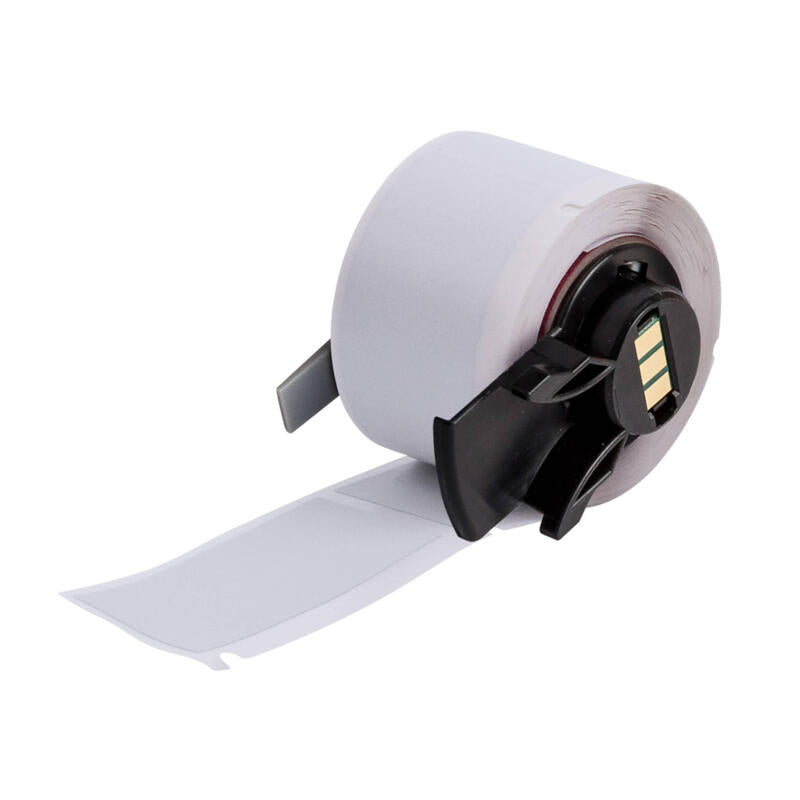 Metallised Matte Gray - Polyester Labels For M610, - M611, Bmp61, M710 [With Media Adapter] And Bmp71 [With Media Adapter]