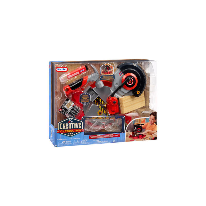 Mga Entertainment Little Tikes Creative Construction - Sierra Circular, Herramienta Para Niños 643279-Euc