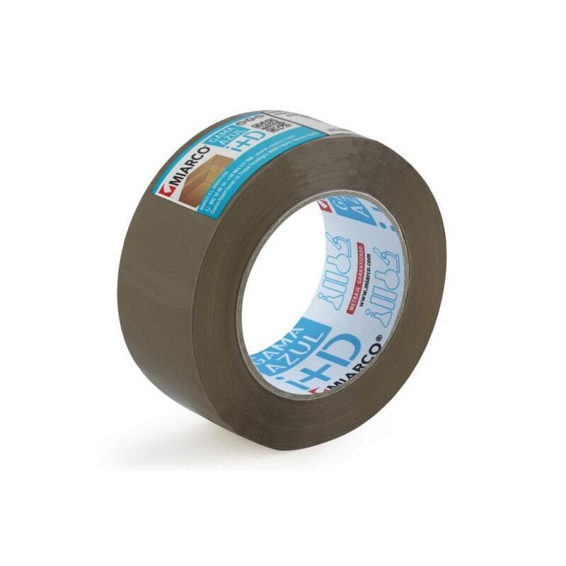Miarco Cinta De Embalaje Gama Azul Rollo 48x66 Marrón Pack -6 Ud-