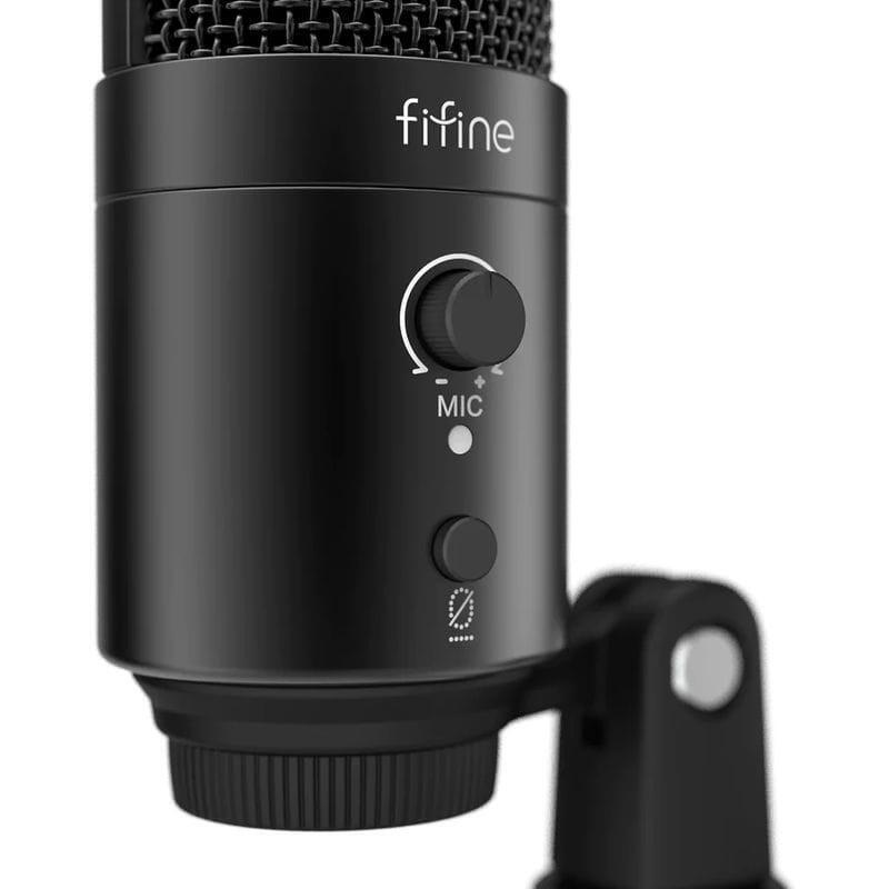 Micrófono Fifine K683a Usb Para Grabación Y Transmisión En Pc Y Movil