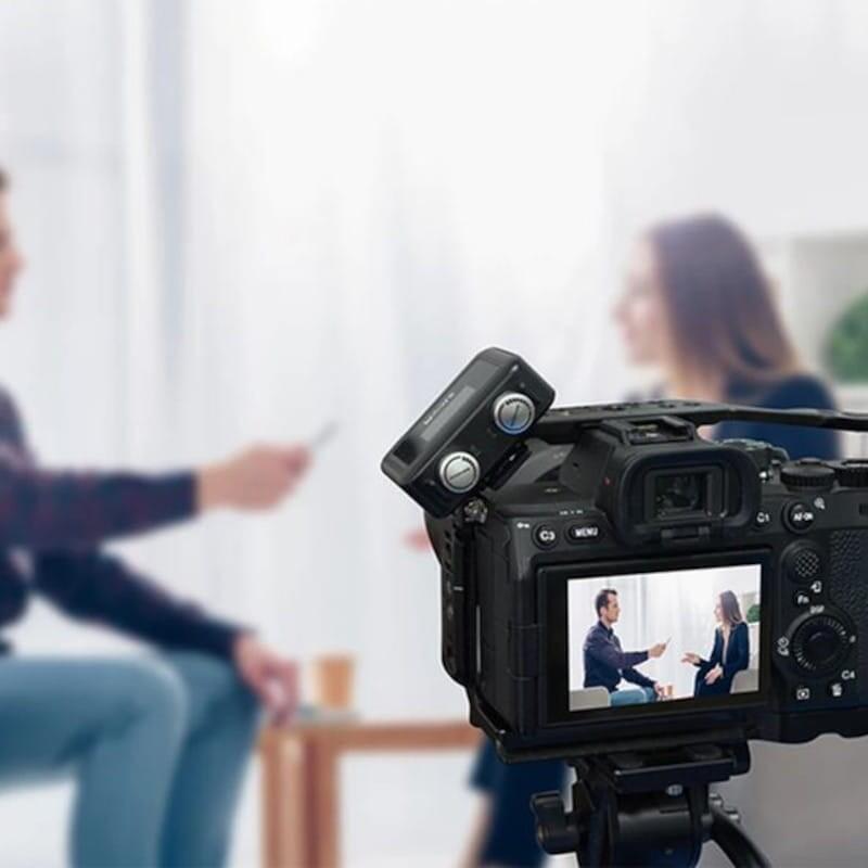 Micrófono Inalámbrico Sjcam M1 Negro  De Solapa