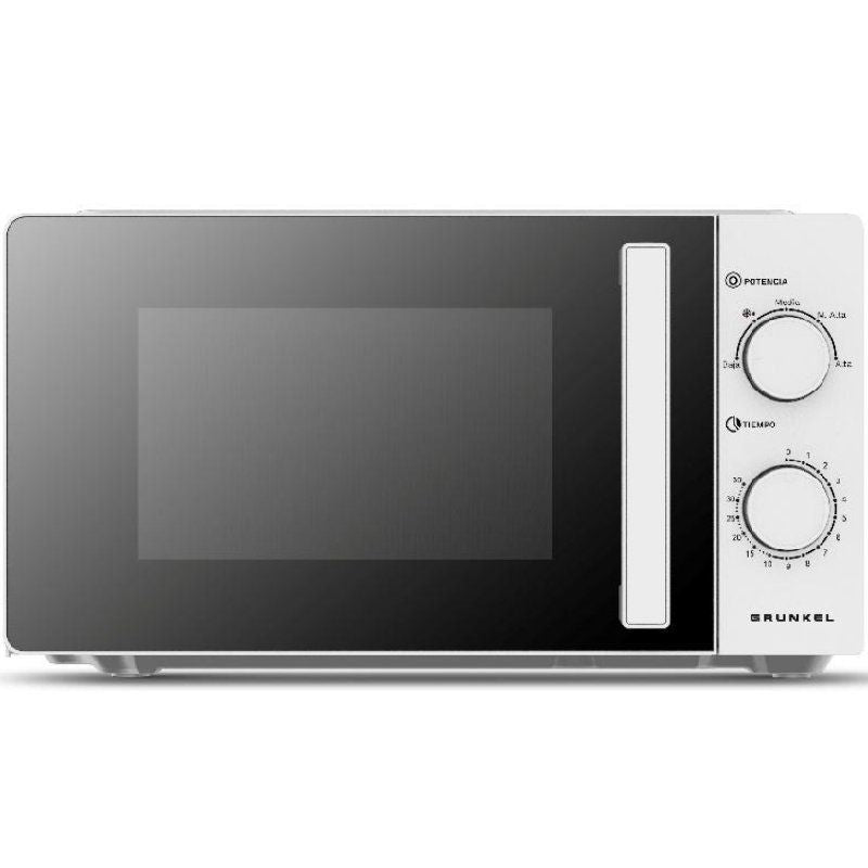 Microondas Grunkel Mwg-20grill 700w Capacidad 20l Función Grill Blanco