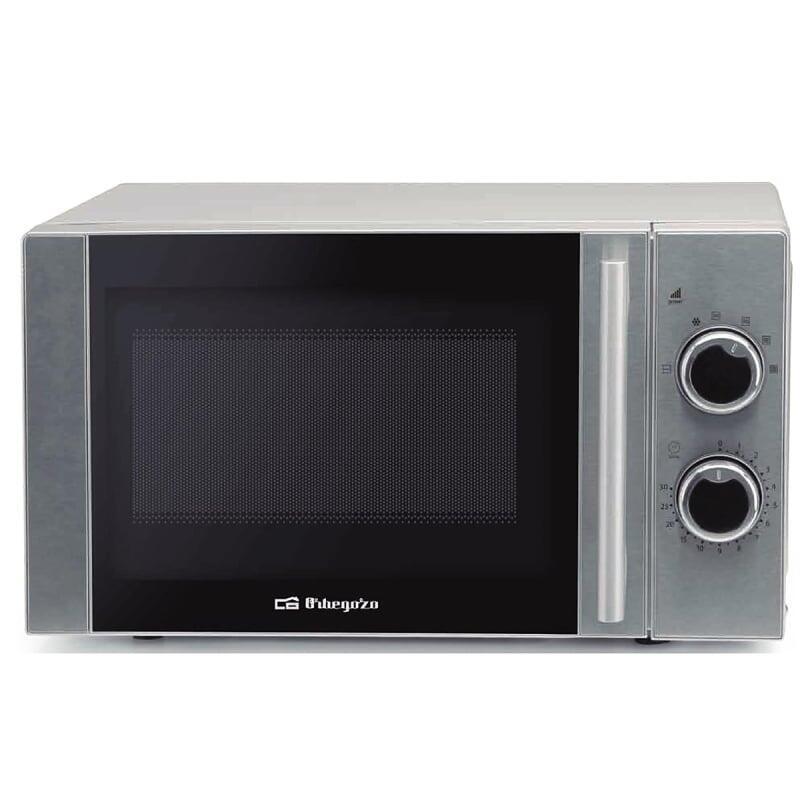Microondas Orbegozo Mi 2080 700w Capacidad 20l Plata