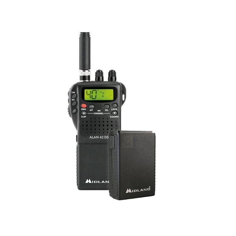 Midland Alan 42 Ds Inklusive Lithium-Ionen Akku