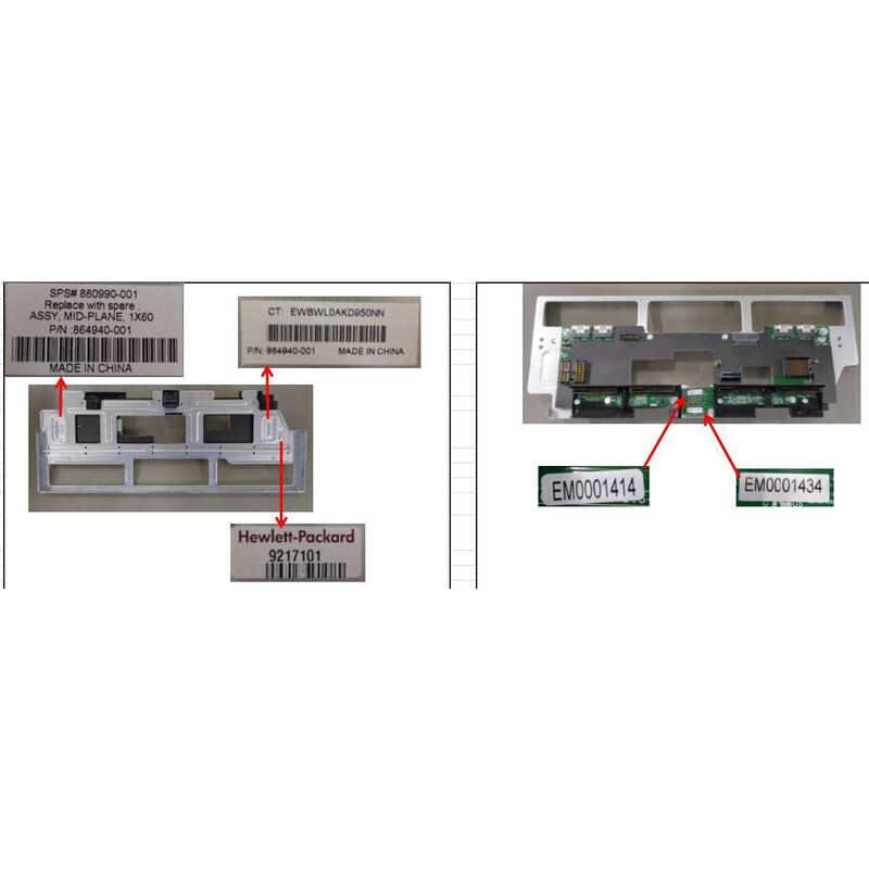 Midplane For Hpe Apollo 4510  Gen10 System