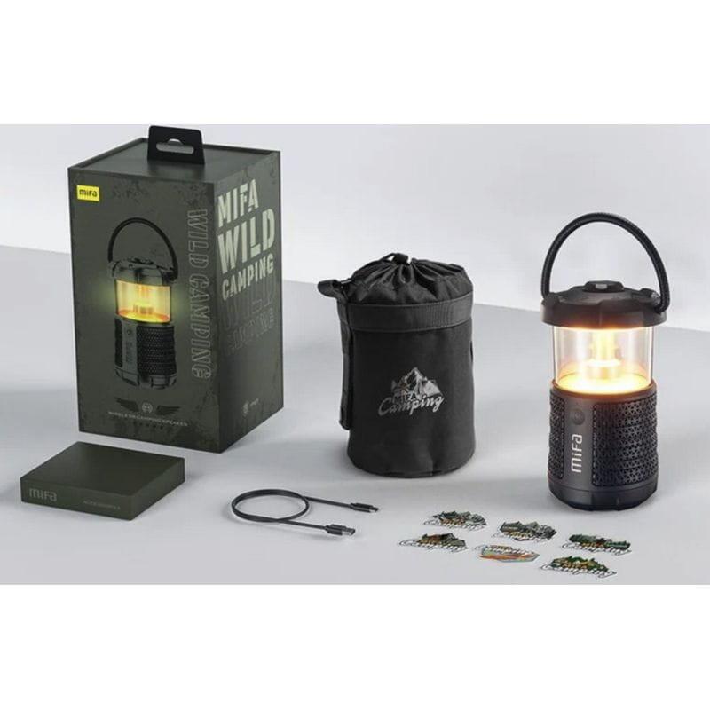 Mifa Wild Camping Bluetooth Linterna Led  Altavoz Portátil Negro