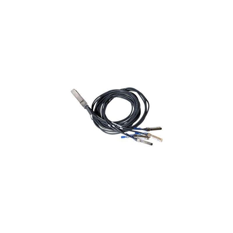 Mikrotik Dq+Bc0003-Ds+ Cable De Separaci&Oacute N  (200g To 4x50g, 100g To 4x25g, 40g To 4x10g), 3m. Permite Dividir Un &Uacute Nico Puerto Qsfp56 De 200 Gigabits En Cuatro Conexiones Independientes De 50 Gigabits, Ideal Para Maximizar El U