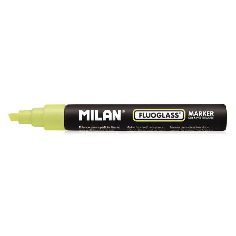 Milan Fluoglass Rotulador Borrable Verde