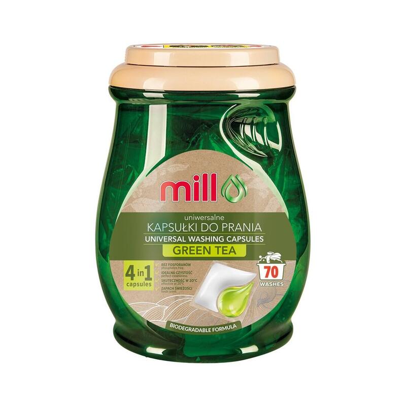 Mill Eco Cápsulas 2k Para Lavado Universal 2 En 1 Té Verde 70 Unidades (Paquete Colectivo De 4 Unidades)