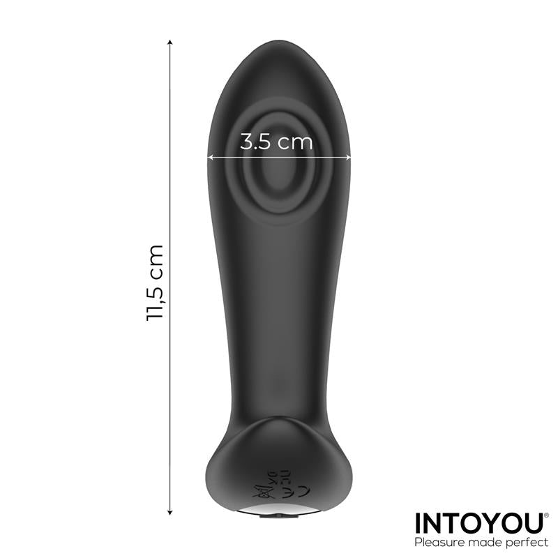 Milton Plug Anal Con Doble Tapping Y Control Remoto