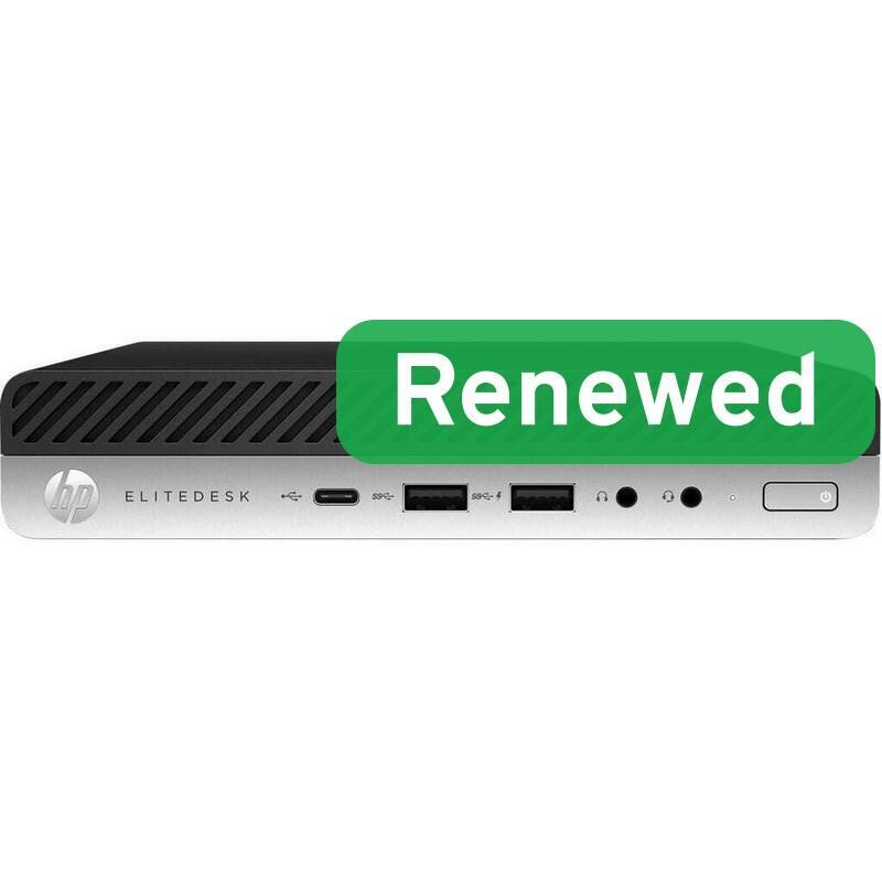 Mini Pc Reacondicionado Hp  Grade A  Elitedesk 800 G3 Dm  I5-7500  16gb  250gb Sata  Intel Hd Graphics 630  Wifi  W11 Pro