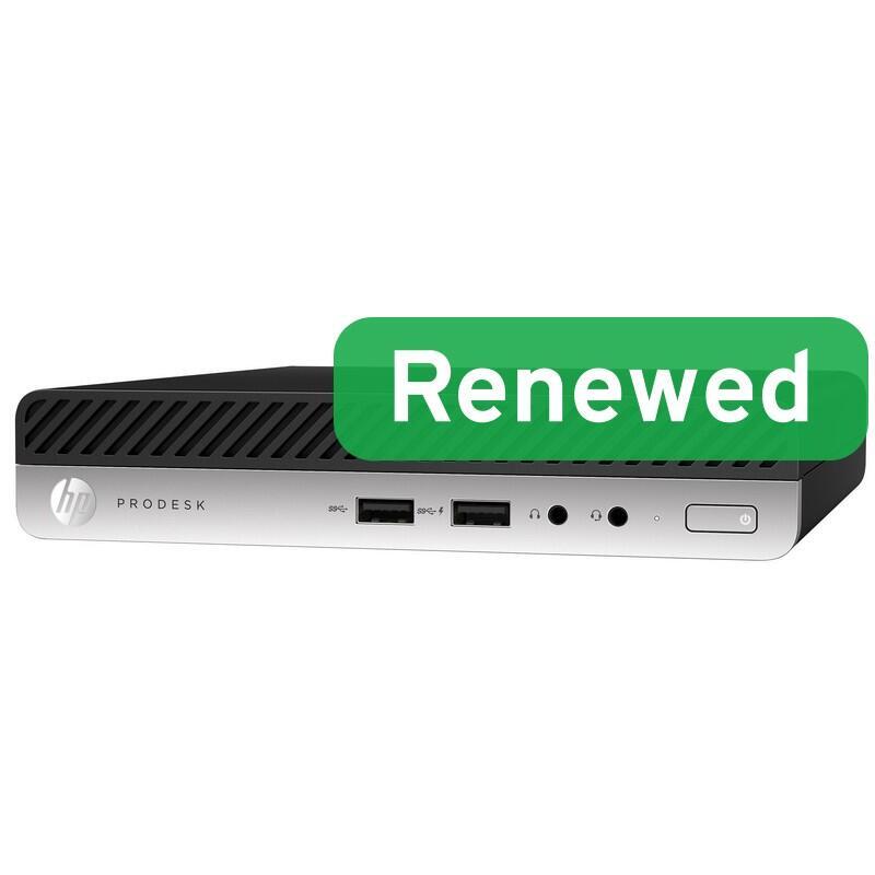 Mini Pc Reacondicionado Hp  Grade A  Prodesk 600 G4 Dm  I3-8100t  8gb  128gb Nvme  Intel Uhd Graphics 630  Wifi  W11 Home