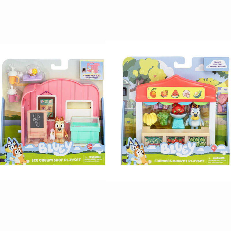 Mini Playset Ice Cream Shop Bluey Surtido