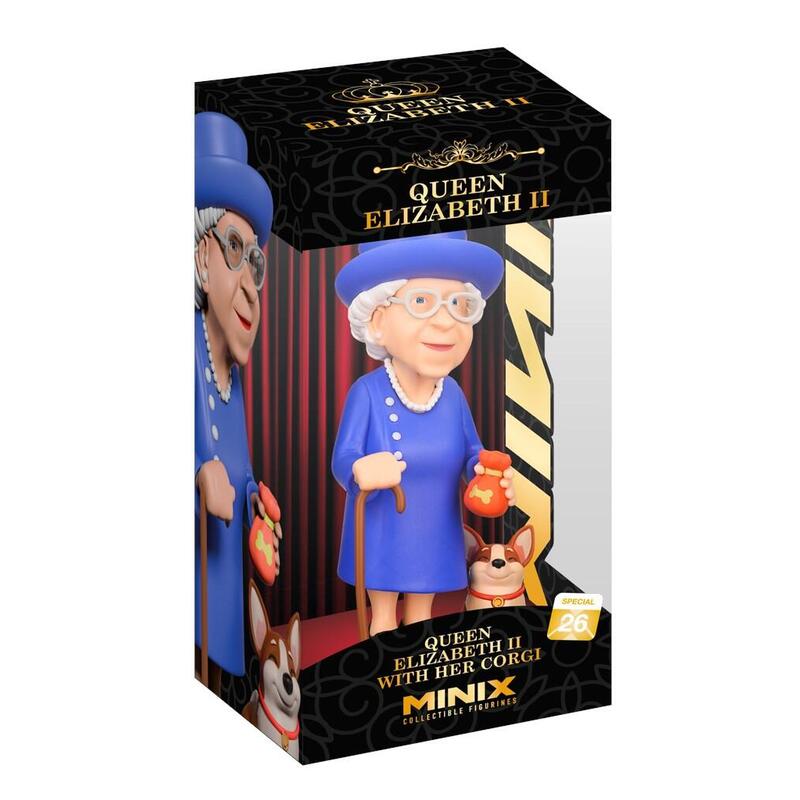 Minix Queen Elizabeth - Queen Elizabeth Ii With Corgi