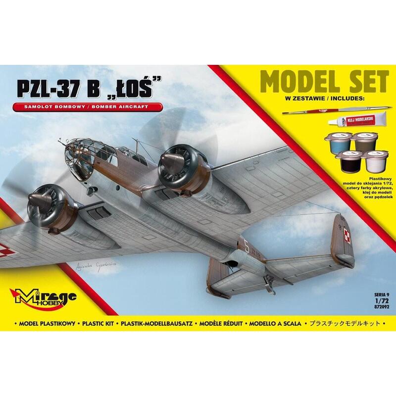 Mirage Pzl-37b Los Model Set