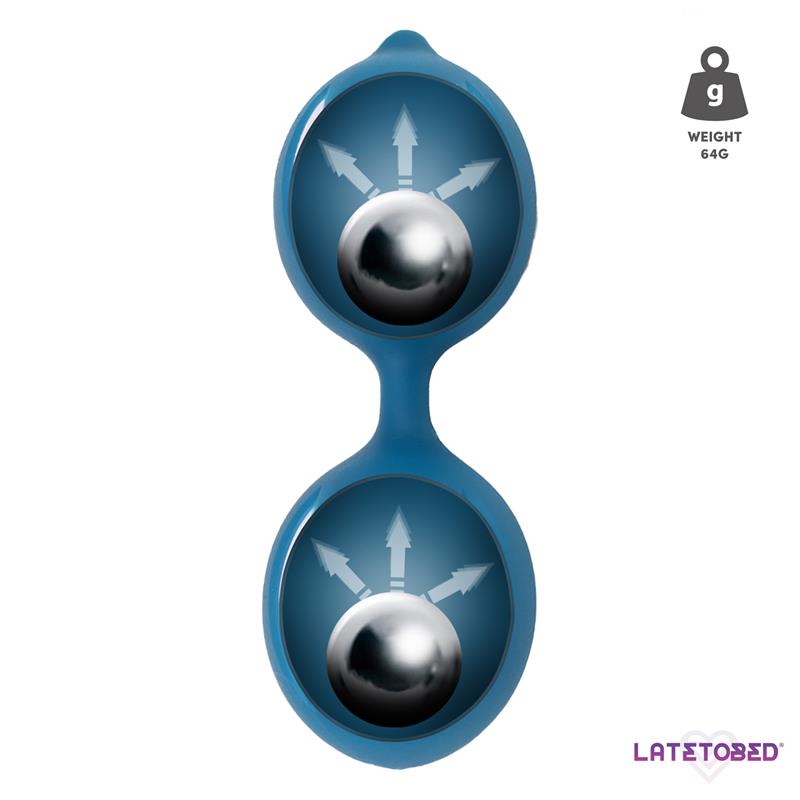 Misha Bola Kegel Doble Con Peso Interno