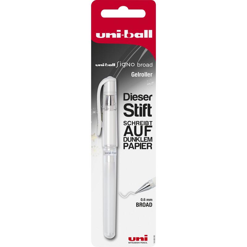 Mitsubishi Bolígrafo De Gel Uni Ub Signo Um-153 1,0mm Blanco Bk