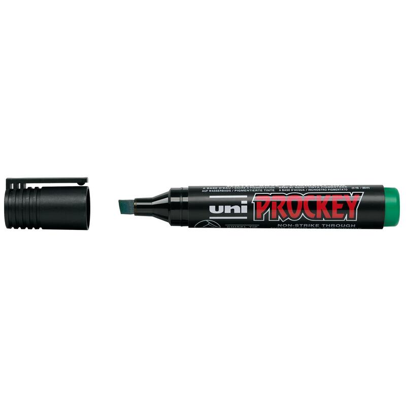 Mitsubishi Marker Uni Prockey Keilspitze Verde