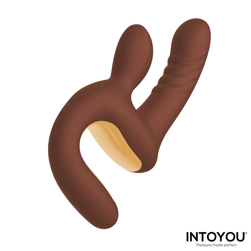 Mocca Vibrador Con Thrusting Y Mango Ergonómico Usb