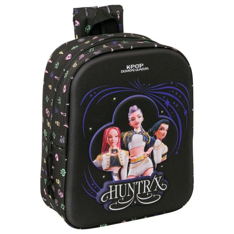 Mochila 3d Leds Sound Kpop Demon Hunters 27cm