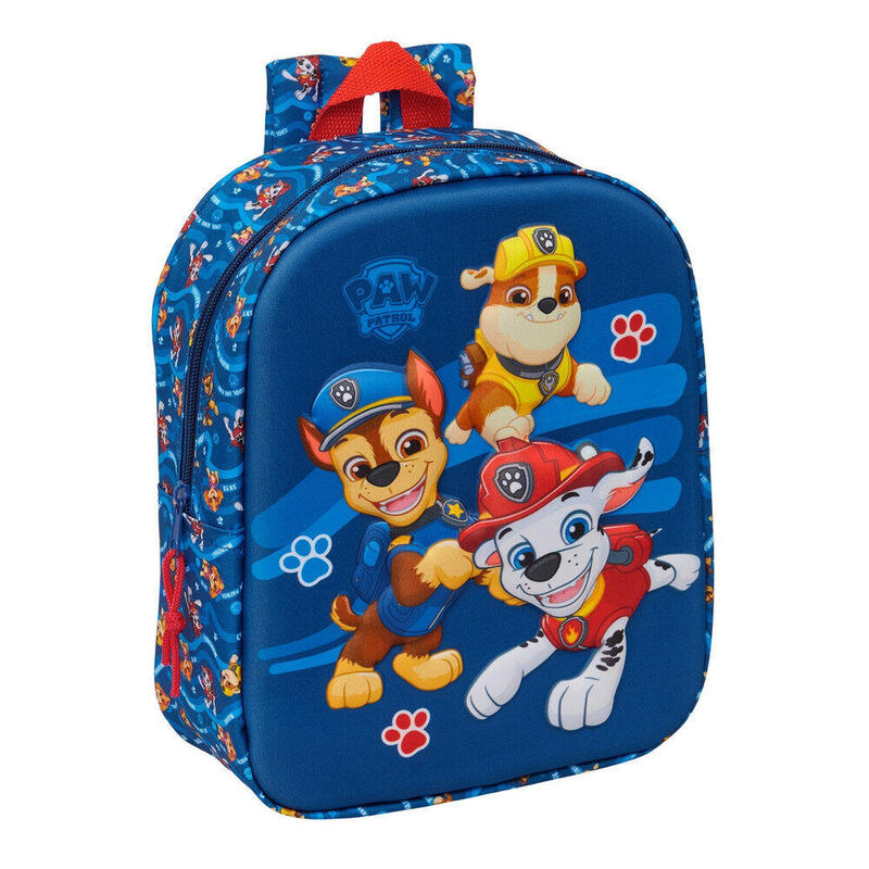 Mochila 3d Patrulla Canina Paw Patrol 27cm