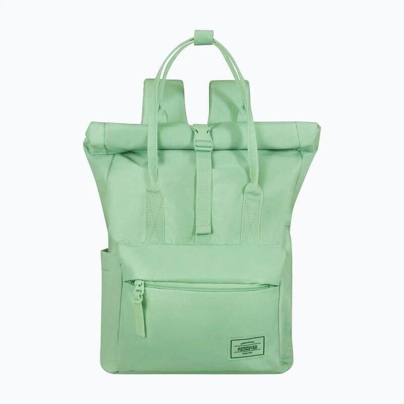 Mochila American Tourister Urban Groove Pastels Con Cierre Enrollable, Color Verde Pastel