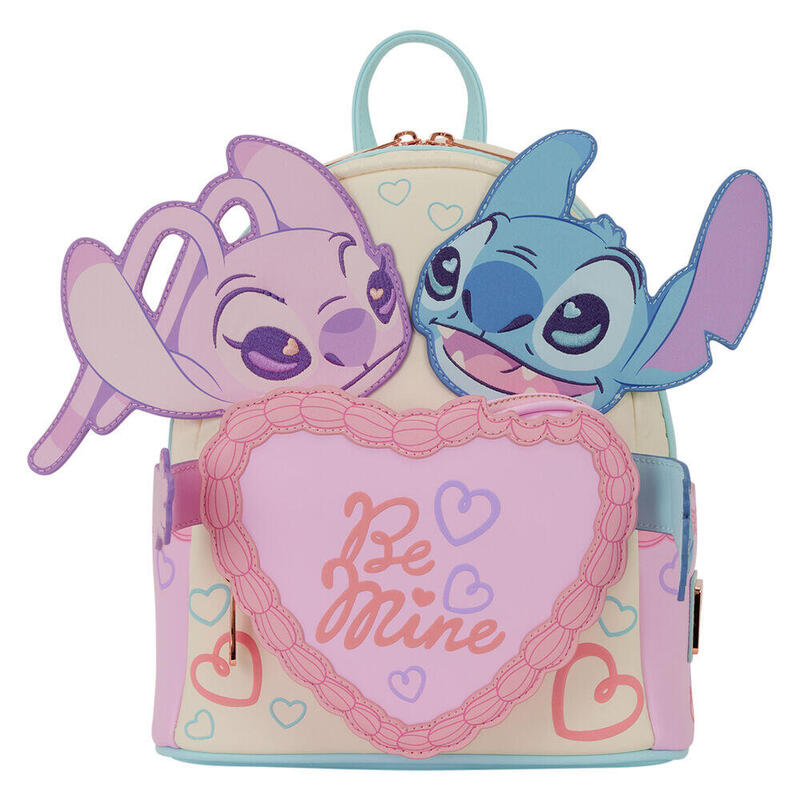 Mochila Be Mine Angel & Stitch Disney Loungefly