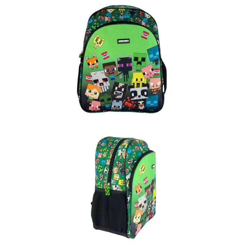 Mochila Characters Minecraft 40cm