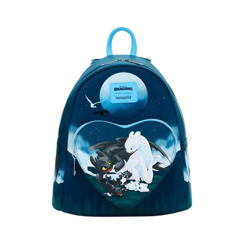 Mochila Como Entrenar A Tu Dragon Toothless And Light Fury Scene Collection Loungefly 26cm