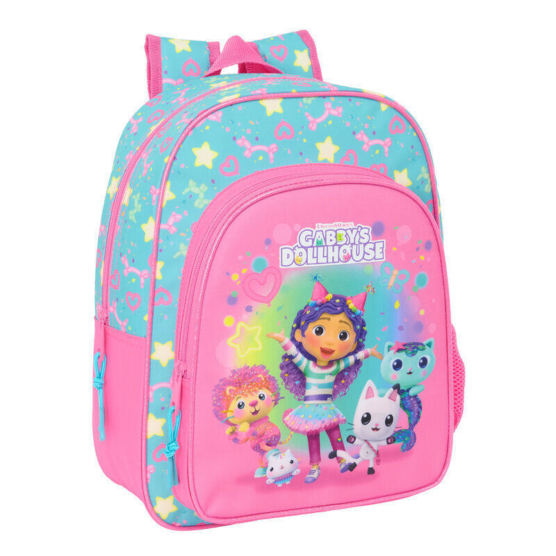 Mochila Confetti La Casa De Muñecas De Gabby 34cm Adaptable