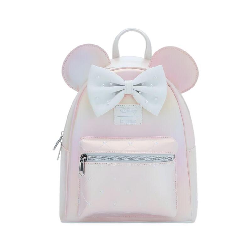 Mochila Disney Minnie Mouse Pink Pearl Loungefly 26cm