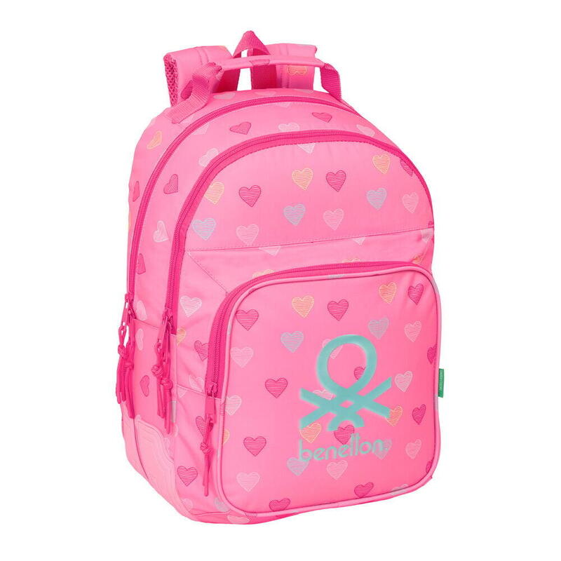 Mochila Heart Benetton 42cm Adaptable