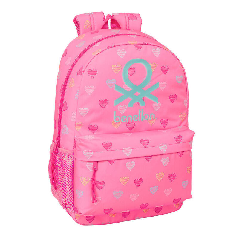 Mochila Heart Benetton 46cm Adaptable