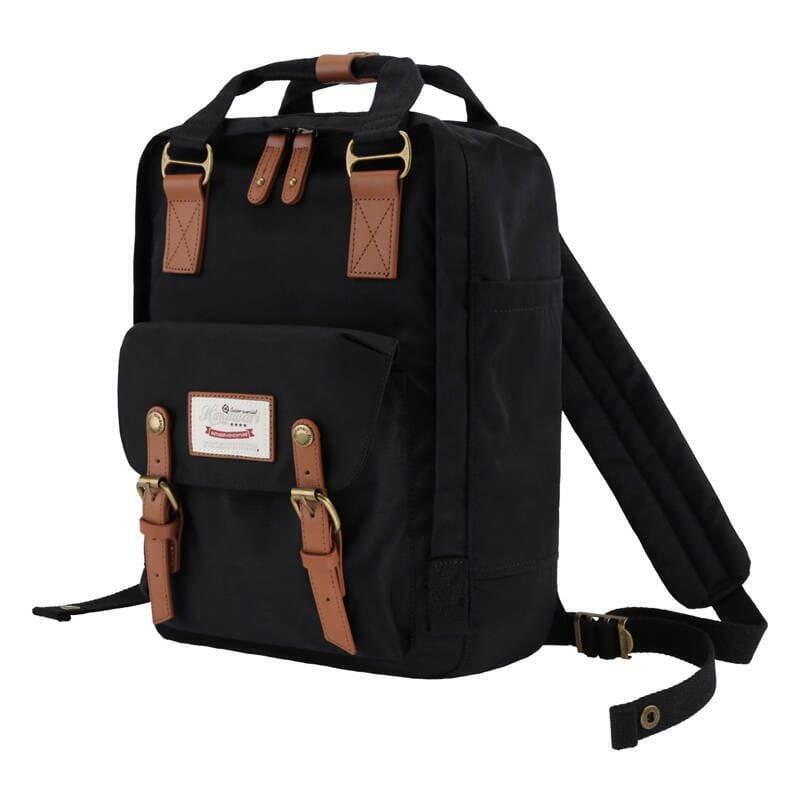 Mochila  Himawari 14" 188l Negro Y Marrón Para Portátil
