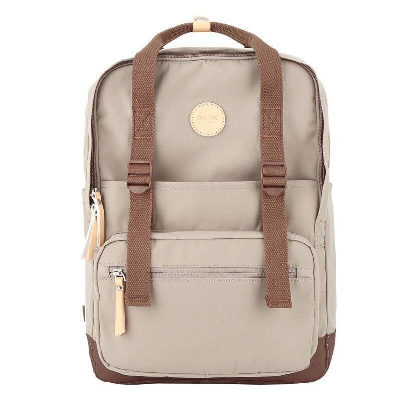 Mochila Himawari 15"1085b Beige Y Marrón