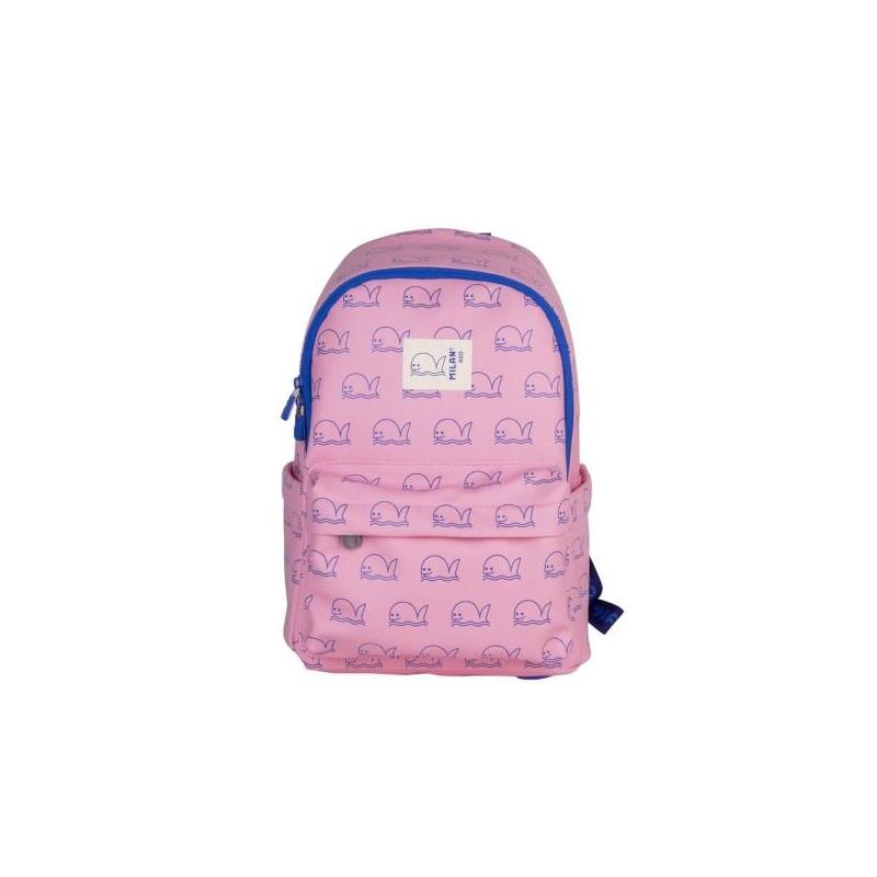 Mochila Milan Coleccion 460  Infantil Casual 9.5l - Compartimento Principal Y Bolsillo Frontal Con Cremalleras - 2