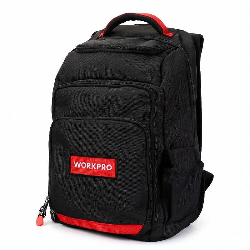 Mochila Negra Multiusos Tool Backpack 32 X 19 X 50 Cm