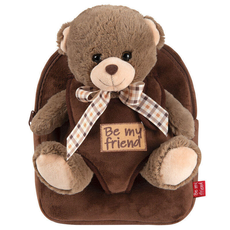Mochila + Peluche Oso Tommy 26cm