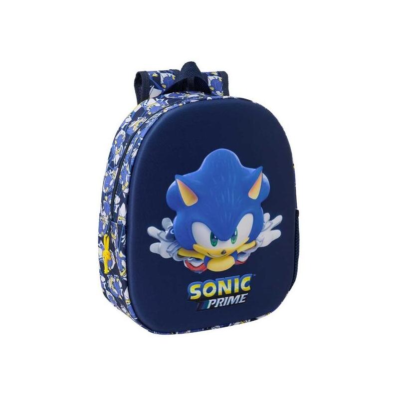 Mochila Safta Sonic 3d De 8.64l - Portabotellas - Tarjeta De Identificacion Personal - Hombreras Acolchadas -