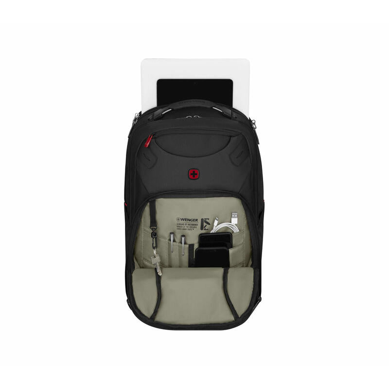 Mochila Wenger Cosmic  (Negro, Hasta 43,2 Cm (17"))