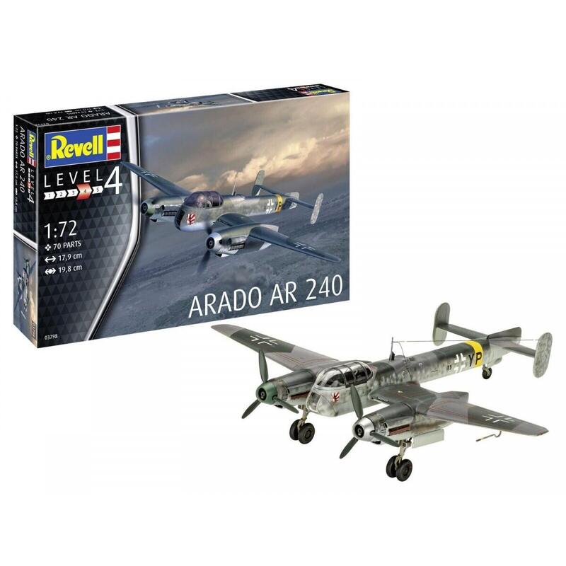 Model De Plástico Arado Ar-240 1/72