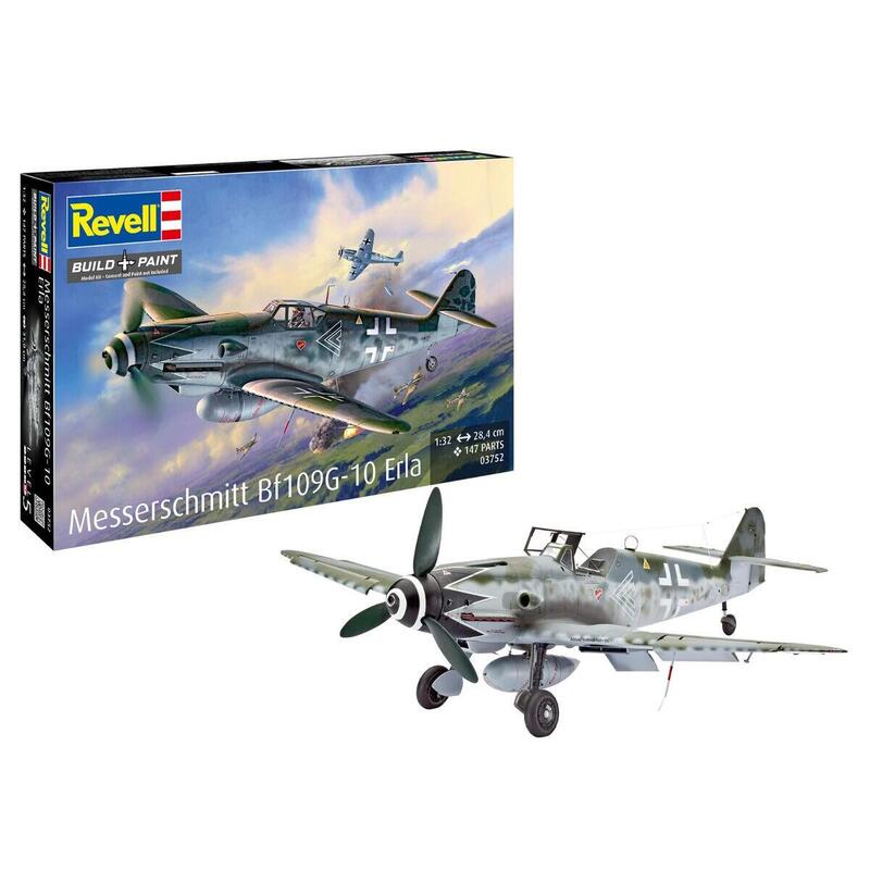 Model De Plástico Avión Messerschmitt Bf109g-10 Erla 1:32