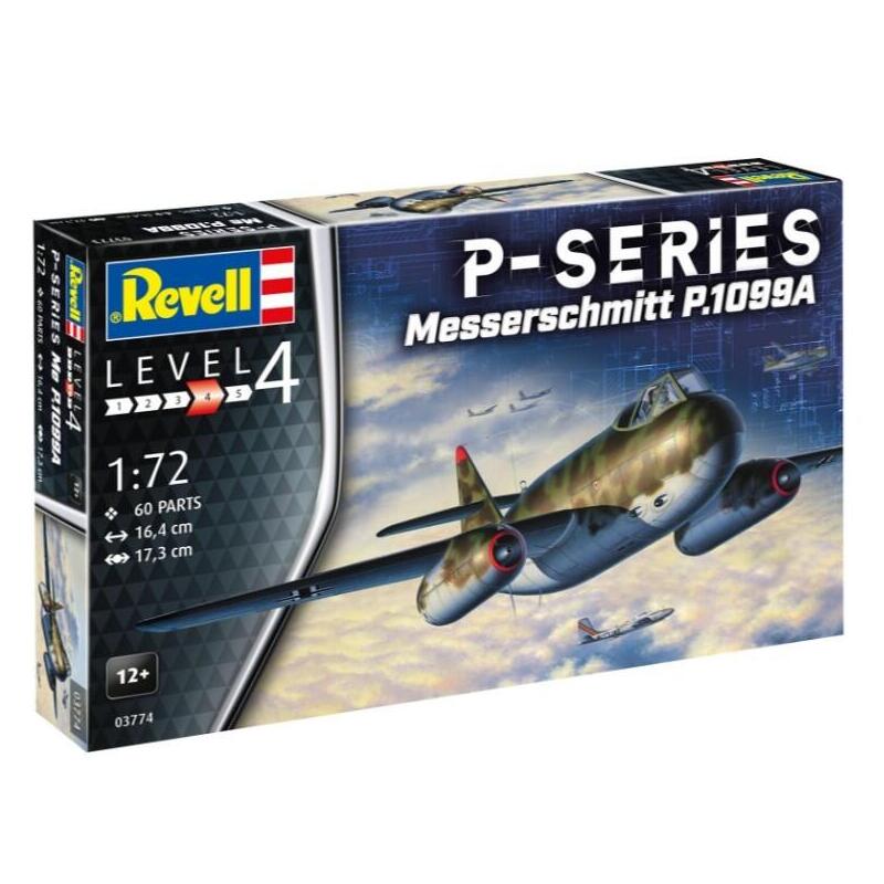 Model De Plástico Avión Messerschmitt P.1099a-P-Ser 1/72
